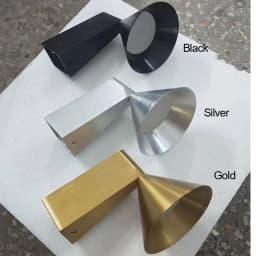 Italian Designer's Minimalist Aluminum Bedside Wall Lamp Corridor Staircase Background Wall Conical Geometric Warm Wall Lamp