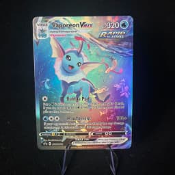 Anime PTCG Trading Card Vaporeon Lillies Clefairy Ex Gengar Vmax Rule Holographic Game Collection Card Child Holiday Gifts