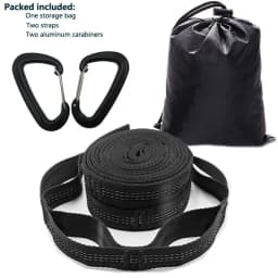 Camping Hammock Tree Friendly Straps with 12 Adjustable Loops and Ultra-Length Outdoor Hammock Straps and Belts