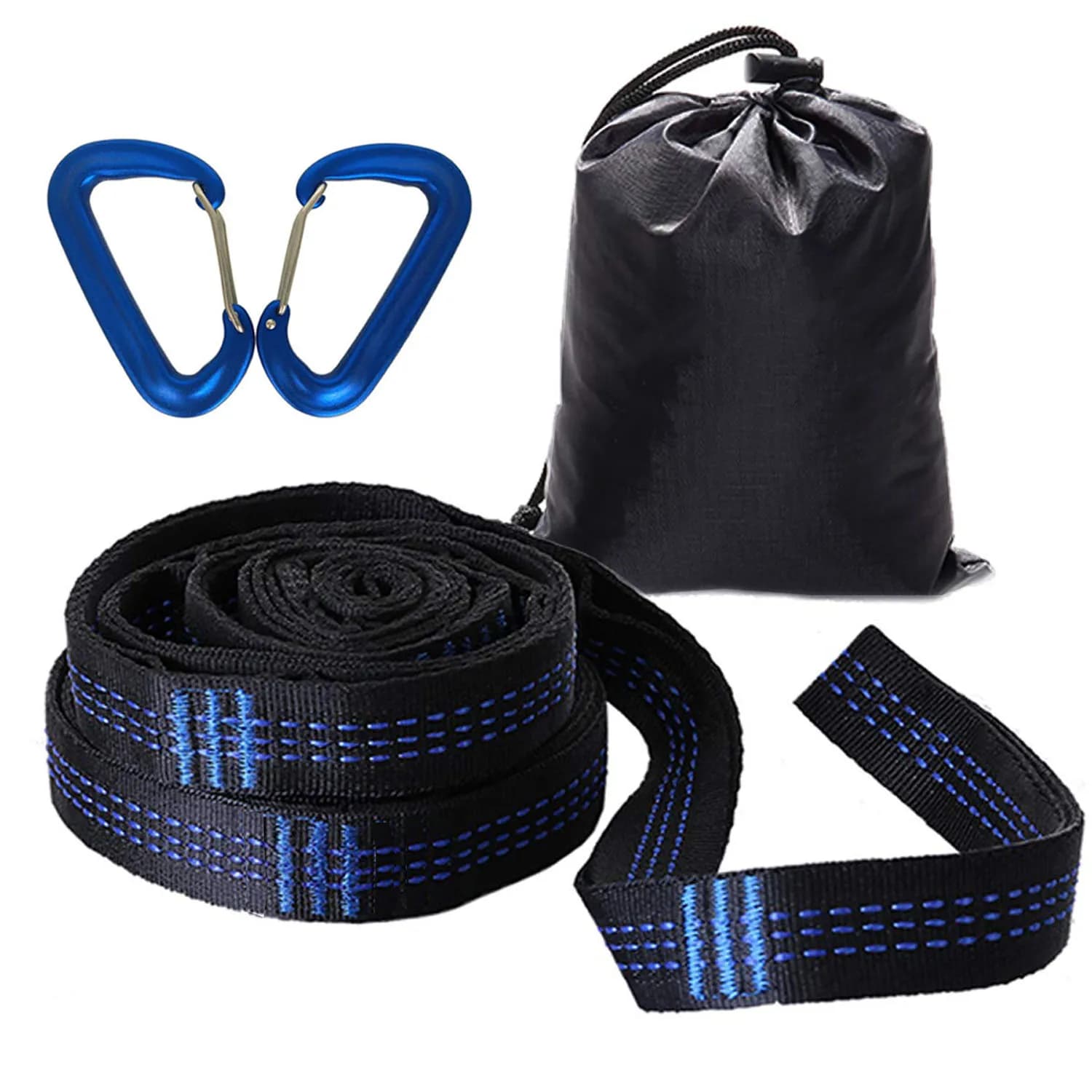 Camping Hammock Tree Friendly Straps with 12 Adjustable Loops and Ultra-Length Outdoor Hammock Straps and Belts
