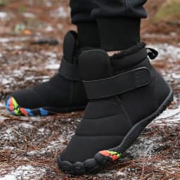 New Fashion Kids Wide Toe Barefoot Snow Boots Girls Winter Minimalist Children Waterproof Sneakers Boys Non-Slip Warm Snow Boots