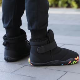 New Fashion Kids Wide Toe Barefoot Snow Boots Girls Winter Minimalist Children Waterproof Sneakers Boys Non-Slip Warm Snow Boots