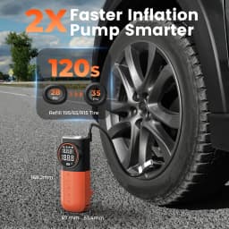 New ETENWOLF S1 Portable Tire Inflator 5200mAh 20L/Min Car Air Compressor Suitable For Cars Motorcycles Bikes Car Air Pump