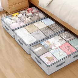 Multifunctional Bed Bottom Storage Bag Large Capacity Foldable Clothing Quilts Portable Storage Container Dust Cleaning Bedroom