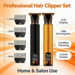 Hot T9 Electric Haircutting Machine Professional Men's Shaving Tool Wireless Rechargeable Hair Trimmer Men's Haircut Scissors
