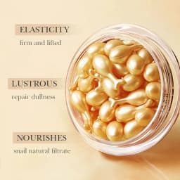 SADOER Snail Rose Essence Milk Moisturizing Capsules Whitening and Nourishing Anti-Wrinkle Skin Care Cosmetics