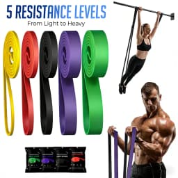 7 Levels Heavy-Duty Resistance Band Agility Training Workout Gym Equipment Yoga Pilates Accessories Rubber Band Home Gym