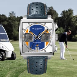 Specht & Sohne New Classic Men's Quartz Watch Blue Color Stainless Steel Japan VK63 Movt Genuine Leather Montre Homme 39MM