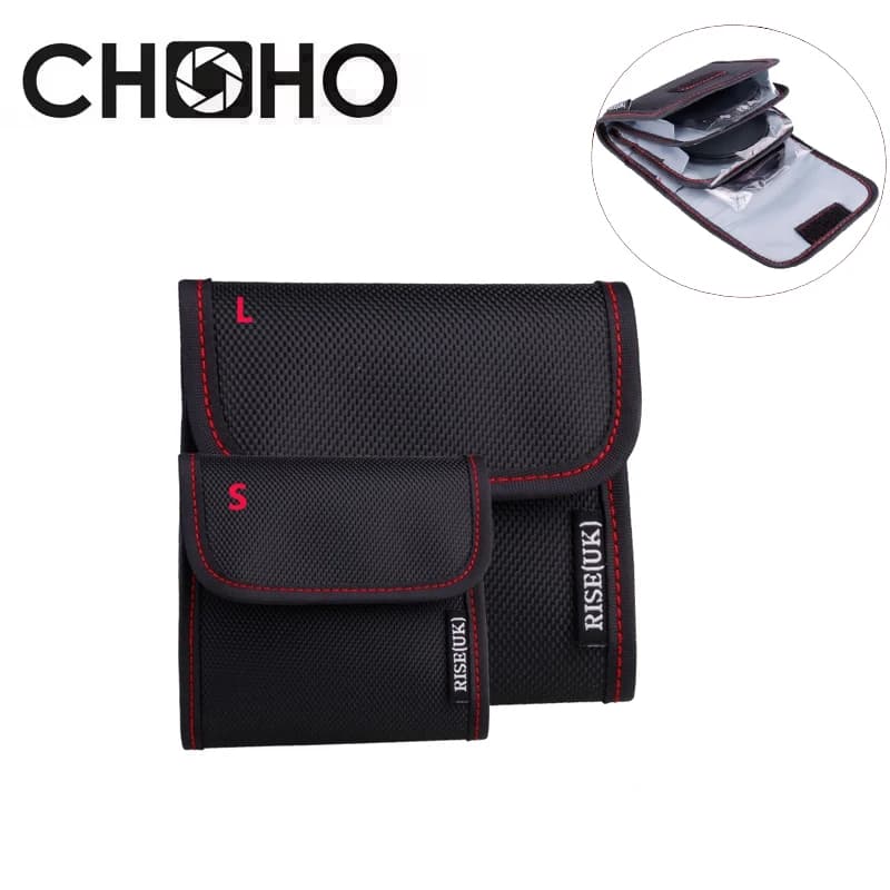 Lens Filter Wallet Protector Case 3 4 Pockets Bag Camera Filter Wallet Lens Adapter Ring Storage Bag Case Pouch Holder For DSLR