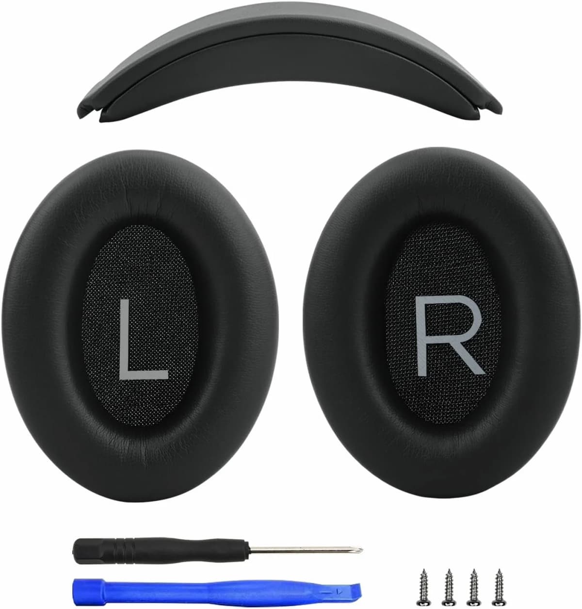 KUTOU Replacement Headband Cushion and Earpads for Bose QC35 QC45 Headphones with Noise Isolation Memory Foamment Accessories