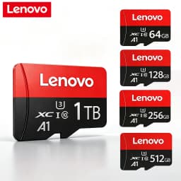 Lenovo Original Micro SD Card 1TB High Speed Cartao De Memoria 256GB 512GB Class 10 Memory Cards 128GB TF Card For Phone Camera
