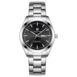 PAAZOMU Business Men Wristwatch Waterproof Stainless Steel Man Watch Luminous Date Week Fashion Men's Quartz Watches Reloj+Box