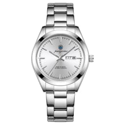 PAAZOMU Business Men Wristwatch Waterproof Stainless Steel Man Watch Luminous Date Week Fashion Men's Quartz Watches Reloj+Box