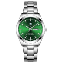 PAAZOMU Business Men Wristwatch Waterproof Stainless Steel Man Watch Luminous Date Week Fashion Men's Quartz Watches Reloj+Box
