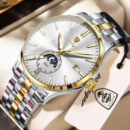 POEDAGAR Top Brand Man Wristwatch Business Stainless Steel Quartz Men Watch Waterproof Luminous Date Fashion Men's Watches Reloj