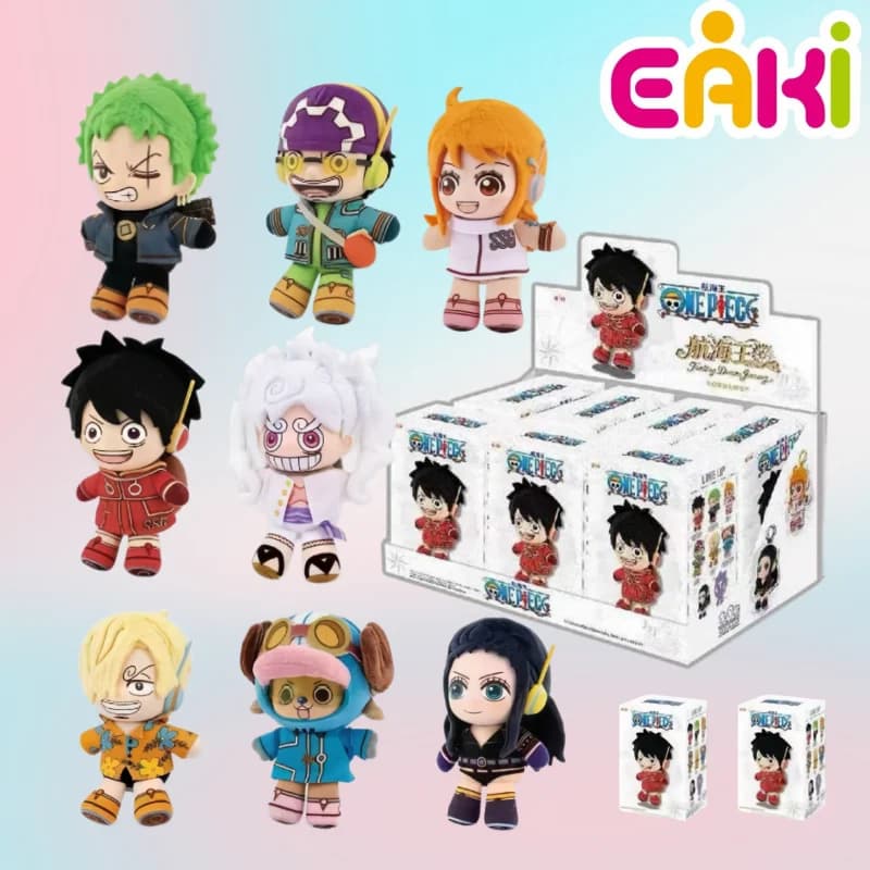 Hot Original Eaki One Piece Fantasy Dream Journey Pendant Series Blind Box Anime Character Collectible Bag Hanging Ornament Gift