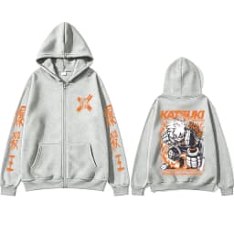 Anime My Hero Academia Bakugou Katsuki Zipper Hoodie Men Women Casual Oversized Zip Up Jacket Coat Male Cartoon Harajuku Hoodies