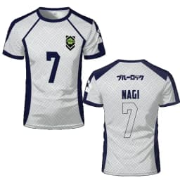 Janpanese Anime Jersey Nagi Seishiro Niko Ikki 3D Print T-Shirt Men Women Short Sleeve Soccer Sportswear Cosplay Costume Top Tee
