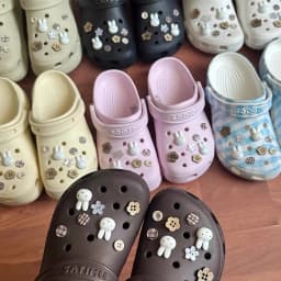 16Pcs/Set Miffy Rabbit Shoe Flower Kawaii Cartoon Detachable DIY Hole Shoe Accessories Gifts