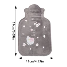 Kawaii Hot Water Bags Cute Plush Rubber Hand and Foot Belly Warmer Explosion-proof Hot Water Bottles for Women Period Pain