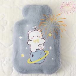 Kawaii Hot Water Bags Cute Plush Rubber Hand and Foot Belly Warmer Explosion-proof Hot Water Bottles for Women Period Pain
