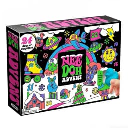 NeeDoh 2026 Advent Calendar, 24 Pieces, PVC 3D Fidget Doll, Christmas Countdown Calendar, New Year's Surprise Gift