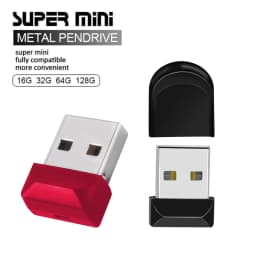 Super Mini USB Flash Drive Waterproof Pendrive 128GB 64GB 32GB 16GB 8GB Real Capacity USB 2.0 Memory Stick Thumbdrive USB Flash