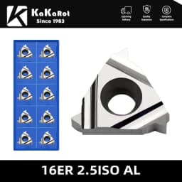 KaKarot 16ER AG60 16IR AG55 11IR A60 11ER A55 Carbide inserts Thread turning tools Lathe tools CNC tools Thread inserts Aluminum