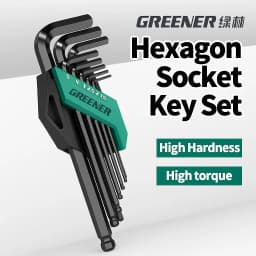 GREENERY Highstrength Allen Key Hex Wrench Set MultiSize Hexagon Spanner Metric Wrench L Type Hex Key For Socket Screws
