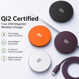 Qi2.2 Wireless Chargers 25W Magnetic Induction Fast Charging For Magsafe IPhone17 16 15 ProMax‌ 5W Airpods Series Xiaomi Samsung