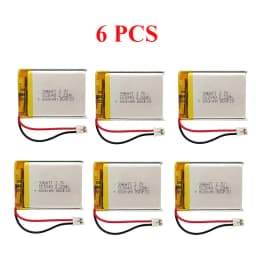 3.7V 600mAh LIPO Batteries 503040 053040 Li-Ion Polymer Lithium Battery for Speaker Radio VCR LED Light GPS Rechargeable Cells