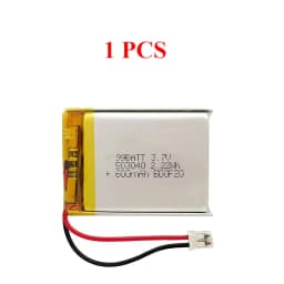 3.7V 600mAh LIPO Batteries 503040 053040 Li-Ion Polymer Lithium Battery for Speaker Radio VCR LED Light GPS Rechargeable Cells