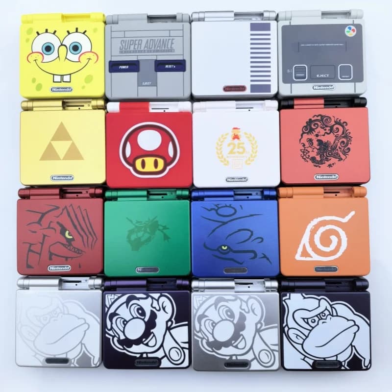 For Gba Sp Game Console Shell Gba Sp Limited Edition Shell Gba Sp Shell Limited Replacement Shell Gba Sp Protective Shell