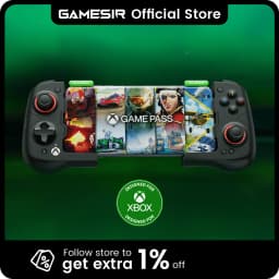 GameSir X4 Aileron Bluetooth Mobile Phone Gamepad Xbox Authorization Gaming Controller with Hall Effect, Portable Joycon