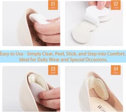 Heel Pads for Shoes Heel Grips for Womens Shoes HeelPads for shoes Anti-Slip Heel Grips Liner Cushions Inserts for Blisters Pain
