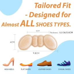 Heel Pads for Shoes Heel Grips for Womens Shoes HeelPads for shoes Anti-Slip Heel Grips Liner Cushions Inserts for Blisters Pain