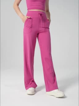 Yoga Pants Women Wide Leg Pants with Pockets High Waist Stretch Work Dress Pants Buttery Soft Casual Lounge Sweatpants Comfy