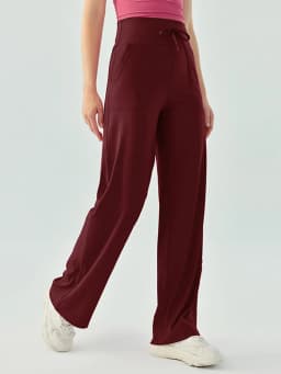 Yoga Pants Women Wide Leg Pants with Pockets High Waist Stretch Work Dress Pants Buttery Soft Casual Lounge Sweatpants Comfy