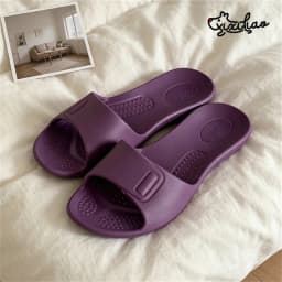 XIXITIAO Women's Slippers Fashion Four Seasons Comfort EVA Soft Thin Portable Home Slippers Indoor Anti-slip Bathroom Flat Shoes