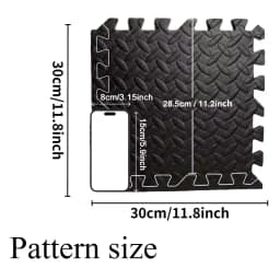 3/6/9/12/16Pcs Hot Sale EVA Foam Floor Tiles 30x30x1CM Interlocking Floor Mat Multi-Purpose Puzzle Gym Mat for Indoor Gym Home