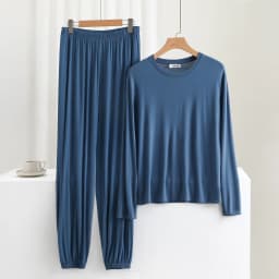 3XL-6XL Pijamas De Hombre New Soft Modal Sleepwear Men Nightwear Set Spring Autumn Winter Long Sleeve Pant Pajamas Man Home Wear