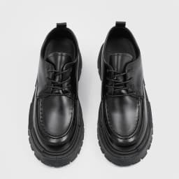 Fashion Thick Sole Leather Shoes Men Casual Shoes Classic Business Men Dress Shoes Breathable Lace-Up Handmade Shoes Moccasins