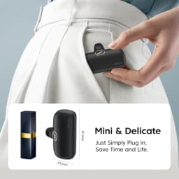 KUULAA Mini Power Bank 5000mAh PowerBank QC PD Fast Charging For iPhone 15 14 13 Batterie Externe Portable Charger For Xiaomi Mi