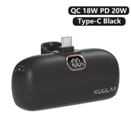 KUULAA Mini Power Bank 5000mAh PowerBank QC PD Fast Charging For iPhone 15 14 13 Batterie Externe Portable Charger For Xiaomi Mi