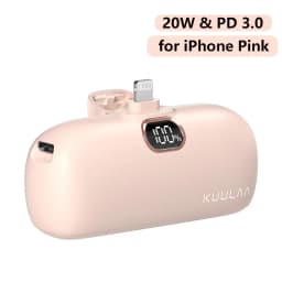 KUULAA Mini Power Bank 5000mAh PowerBank QC PD Fast Charging For iPhone 15 14 13 Batterie Externe Portable Charger For Xiaomi Mi