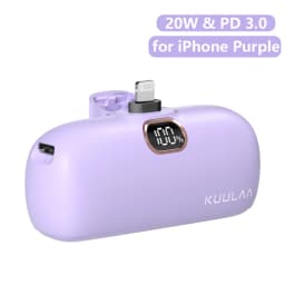 KUULAA Mini Power Bank 5000mAh PowerBank QC PD Fast Charging For iPhone 15 14 13 Batterie Externe Portable Charger For Xiaomi Mi