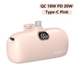 KUULAA Mini Power Bank 5000mAh PowerBank QC PD Fast Charging For iPhone 15 14 13 Batterie Externe Portable Charger For Xiaomi Mi