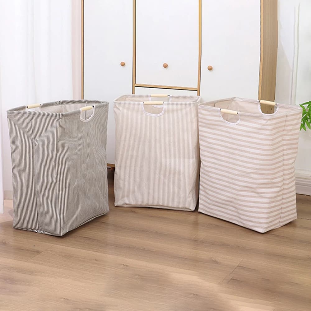 Large Capacity Laundry Storage Dirty Clothes Storage Basket with Handle Hamper Collapsible Laundry Basket Bathroom Accessories