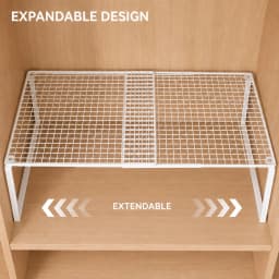Stackable Telescopic Closet Shelf Retractable Expandable Wardrobe Divider Board Adjustable Layered Partition Cabinet Organizer