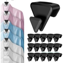 Triangles Clothes Hanger Connector Hooks Closet Clothes Hooks Rack Space Saving Cascading Plastic Wardrobe Coat Organizer Holder